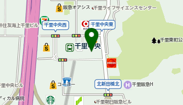 FOOTPRIDE(フットプライド) 千里阪急店の地図画像