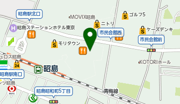 ビリーザキッド昭島店の地図画像