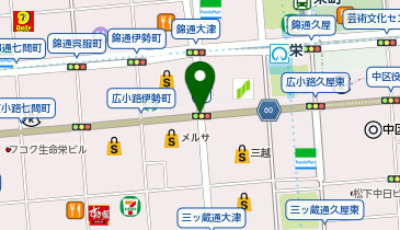 カスカード サカエチカ店の地図画像
