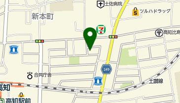 鶏笑 新本町店の地図画像