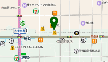 ダヴィネス 大丸京都店の地図画像