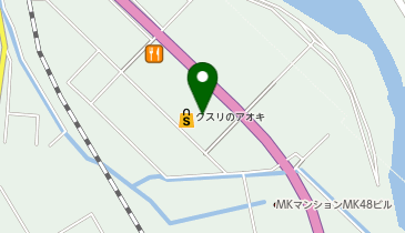 クスリのアオキ 箕輪店の地図画像