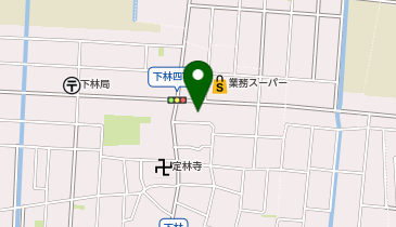 ドラッグストアコスモス 下林店の地図画像