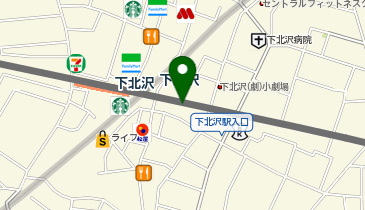 下北六角の地図画像