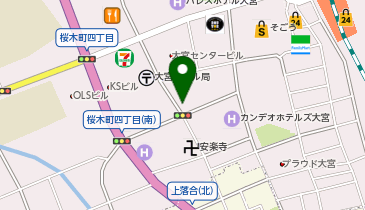 BIZcomfort(ビズコンフォート)大宮西口の地図画像