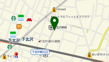 下北沢アーツの地図画像