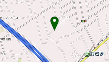 愛の家グループホーム 武蔵ケ丘の地図画像