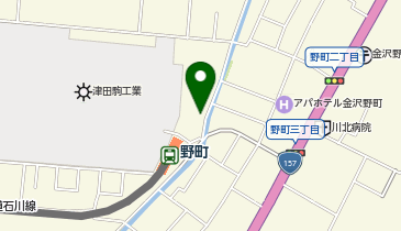 24レンタカー金沢野町駅前店の地図画像
