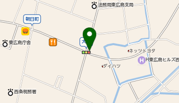 鶏笑 東広島店の地図画像