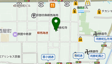 新鮮激安市場! 四条麩屋町店の地図画像