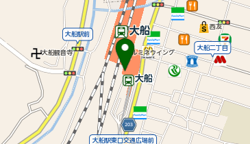 京急ストア 大船青果店の地図画像