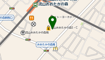 こだわりや 流山おおたかの森店の地図画像