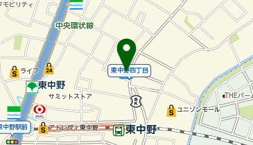 アイシーズン 東中野駅北店の地図画像