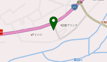 焼肉三国一EX 上富田店の地図画像