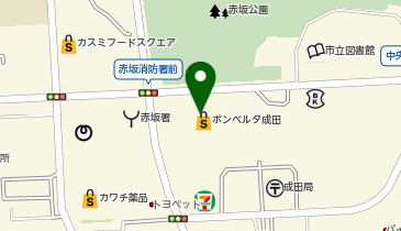 マダムクレア 成田店の地図画像