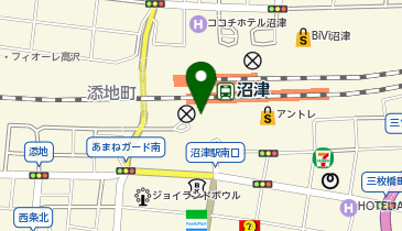 マダムクレア 沼津店の地図画像