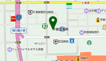 ル・ノーブル 京都四条本店の地図画像