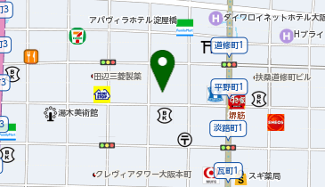 株式会社日本ビューティコーポレーション大阪オフィスの地図画像