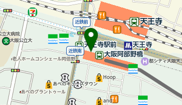 創作京履物 伊と忠 あべのハルカス近鉄本店 タワー館の地図画像