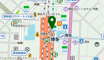 マーク ジェイコブス 阪急博多店の地図画像