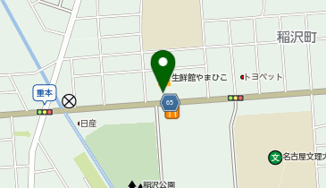 JAあいち 稲沢南大通店の地図画像