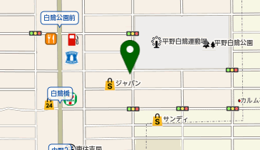 白山の地図画像