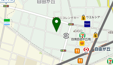カールスジュニア 自由が丘レストランの地図画像