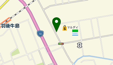 24時間 無人ホルモン直売所 秋田牛島店の地図画像