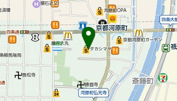 ブシュロン 高島屋京都店の地図画像