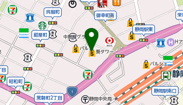 毛髪クリニック リーブ21 静岡オペレーションセンターの地図画像