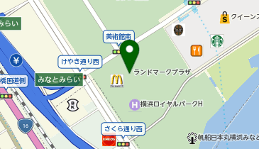 柏木工株式会社 横浜ショールームの地図画像