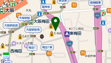 美々卯 阪神食品館店の地図画像