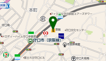 美々卯 京阪守口店の地図画像