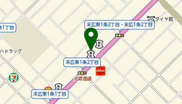 フランスベッド販売株式会社 旭川ショールームの地図画像