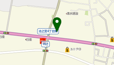 フランスベッド販売株式会社 枚方展示場の地図画像