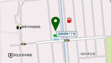 フランスベッド販売株式会社 熊本ショールームの地図画像
