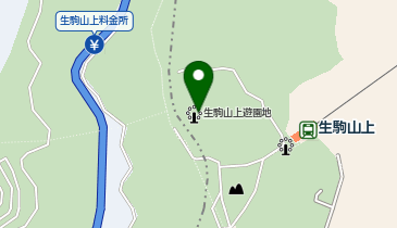 プラザショップ生駒山上遊園地の地図画像