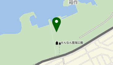 せんなん里海公園売店 せんなん里海公園の地図画像
