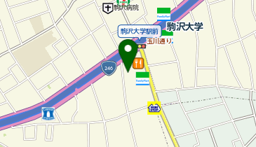 駒沢らーめん ろけ◎そけの地図画像