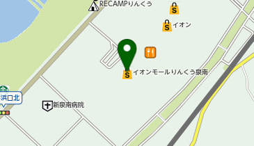 HAPiNS(ハピンズ) イオンモールりんくう泉南店の地図画像