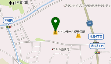 パンチャパンチャ イオンモール伊丹昆陽店の地図画像