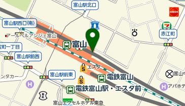 かに海鮮問屋魚どん亭 とやマルシェのれん横丁店の地図画像