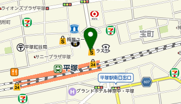 ミルフローラ ドゥ 平塚ラスカ店の地図画像