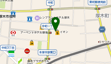 ミルフローラ イオン厚木店の地図画像