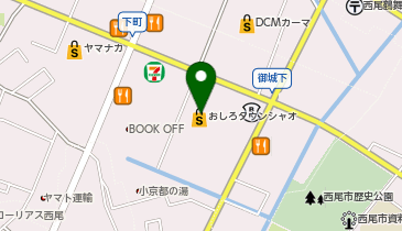 ミルフローラ 西尾シャオの地図画像