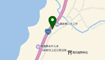 ゆのはま100年キッチンの地図画像