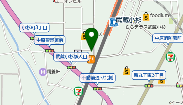 元祖油堂 武蔵小杉店の地図画像