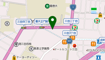 ハンバーガー生活のすすめ 慶應義塾大学前店の地図画像