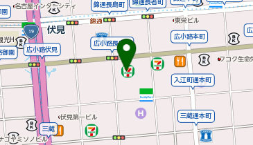 クロサワバイオリン 名古屋店の地図画像
