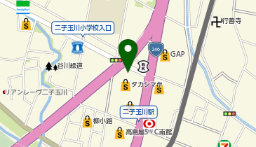 シャネル フレグランス&ビューティ 高島屋玉川店の地図画像